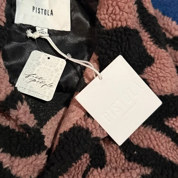 Pistola Lynn Oversized Shearling Jacket - Picture 9 of 9